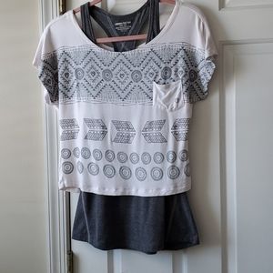 Workout tops. 2 tops look great together.